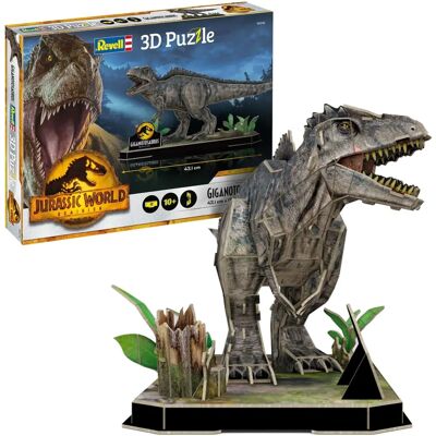 Revell Giganotosaurus 3D Puzzel - Jurassic World - 60 stuks Revell Giganotosaurus 3D Puzzel - Jurassic World - 60 stuks