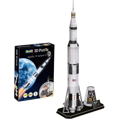 Revell Apollo 11 Saturn V 3D Puzzle - 81,5cm - Raumfahrtmodell Revell Apollo 11 Saturn V 3D Puzzle - 81,5cm - Raumfahrtmodell