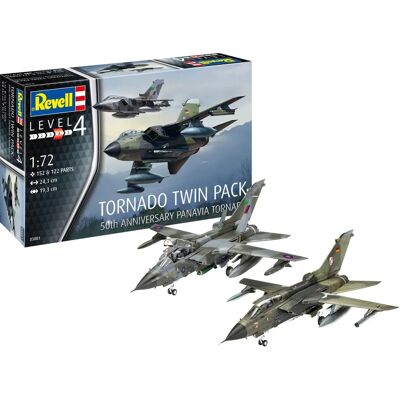 Revell Tornado Twin Pack 50e Verjaardag - Plastic Model Kit Revell Tornado Twin Pack 50e Verjaardag - Plastic Model Kit
