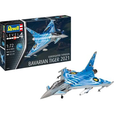Revell Eurofighter Typhoon Bawarski Tygrys 2021 Zestaw Modeli Revell Eurofighter Typhoon Bawarski Tygrys 2021 Zestaw Modeli