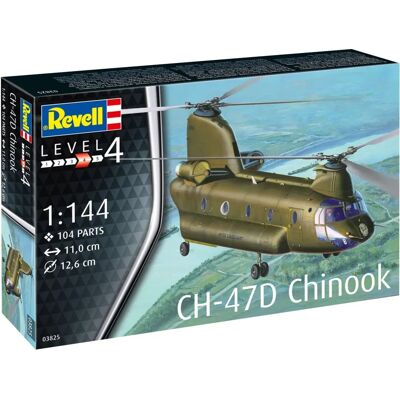 Revell Zestaw modelarski CH-47D CHINOOK 1:144 - Helikopter model - Reve03825 Revell Zestaw modelarski CH-47D CHINOOK 1:144 - Helikopter model - Reve03825