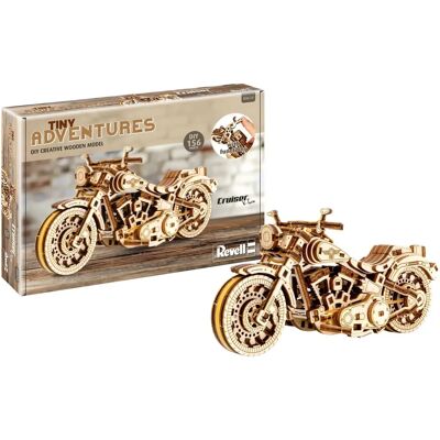 Maquette en bois Revell Cruiser V-Twin - 1:13 Échelle - Publicité Maquette en bois Revell Cruiser V-Twin - 1:13 Échelle - Publicité
