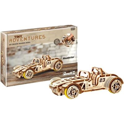 Revell Modell Tiny Adventures - Roadster - Holz - Modellbausatz - RV-00615 Revell Modell Tiny Adventures - Roadster - Holz - Modellbausatz - RV-00615