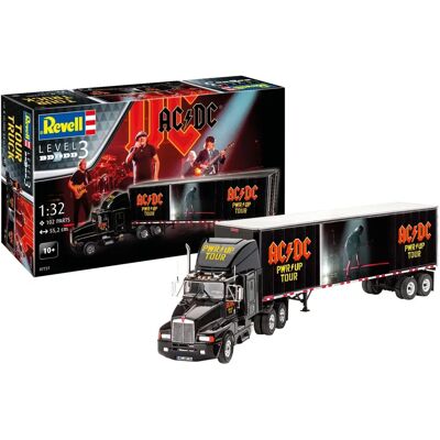 Revell AC/DC Turné Lastbil "Power Up" Modellkit - 1:32 Revell AC/DC Turné Lastbil "Power Up" Modellkit - 1:32