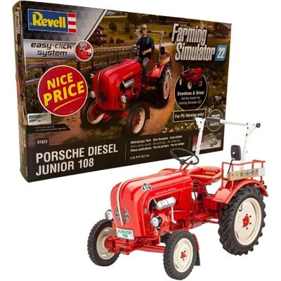 Revell Porsche Junior 108 Kit de Modelo - Farming Simulator 1:24 Revell Porsche Junior 108 Kit de Modelo - Farming Simulator 1:24