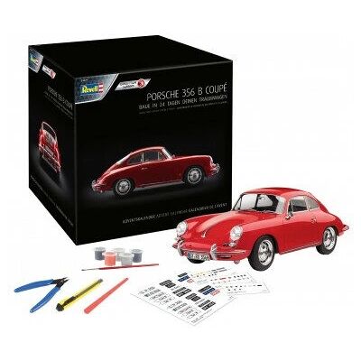 Revell Porsche 356 B Coupé Modelbouwset - 1:16 Schaal Revell Porsche 356 B Coupé Modelbouwset - 1:16 Schaal