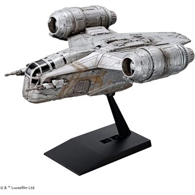 Zestaw Modelarski Razor Crest od Bandai - Statek kosmiczny - 1/144 Zestaw Modelarski Razor Crest od Bandai - Statek kosmiczny - 1/144