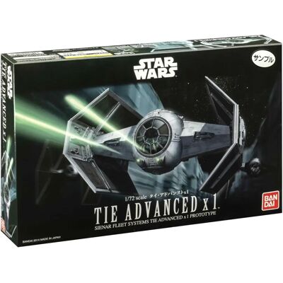 Bandai 1/72 TIE Advanced x1 Modelbouw - Star Wars Bandai 1/72 TIE Advanced x1 Modelbouw - Star Wars