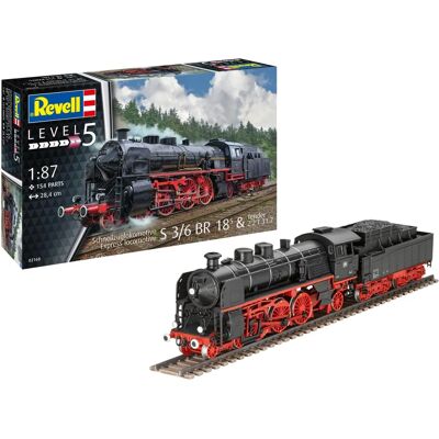 Revell BR18(5) Express Locomotive - Model train kit Revell BR18(5) Express Locomotive - Model train kit