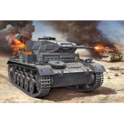 Revell PzKpfw II Ausf. F Panzer Modellbausatz - Militärmodell Revell PzKpfw II Ausf. F Panzer Modellbausatz - Militärmodell