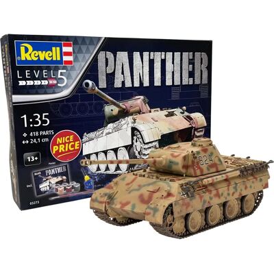 Revell Modelbouwpakket Panther Ausf. D - Militair Modelbouwpakket - Reve03273 Revell Modelbouwpakket Panther Ausf. D - Militair Modelbouwpakket - Reve03273