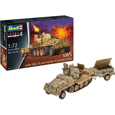Revell Modellkit SWS-FLAK-SFL - Militärmodell - Reve03293 Revell Modellkit SWS-FLAK-SFL - Militärmodell - Reve03293