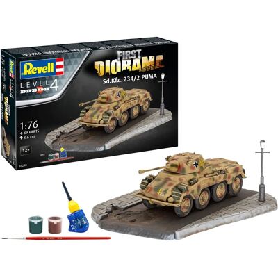 Revell Merk Modelbouwset Puma Diorama - Militaire Schaalmodel Revell Merk Modelbouwset Puma Diorama - Militaire Schaalmodel