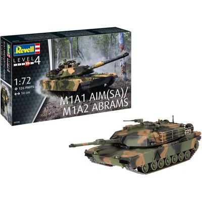 Revell M1A2 ABRAMS 1:72 Militärmodellbausatz Revell M1A2 ABRAMS 1:72 Militärmodellbausatz