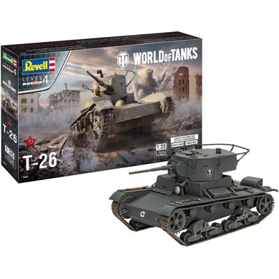 Revell T-26 Modelbouwset - 1:35 Militair Tank Revell T-26 Modelbouwset - 1:35 Militair Tank