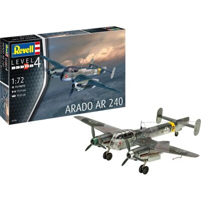 Kit Modello Revell Arado AR-240 1:72 - Aereo WWII Kit Modello Revell Arado AR-240 1:72 - Aereo WWII