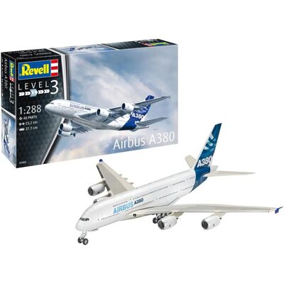 Revell Airbus A380 Kit - Modello in scala - 1:288 Revell Airbus A380 Kit - Modello in scala - 1:288