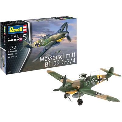 Revell Messerschmitt Bf109G-2/4 1/32 Schaal - Modelbouwpakket Revell Messerschmitt Bf109G-2/4 1/32 Schaal - Modelbouwpakket