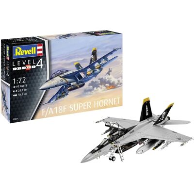 Revell F/A-18F Super Hornet Zestaw modelarski - Skala 1:72 Revell F/A-18F Super Hornet Zestaw modelarski - Skala 1:72