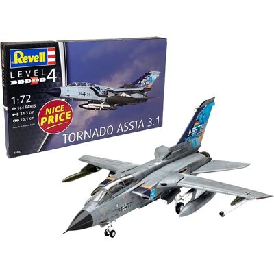 Revell Panavia Tornado ASSTA 3.1 - Modelbouwset Vliegtuig Revell Panavia Tornado ASSTA 3.1 - Modelbouwset Vliegtuig