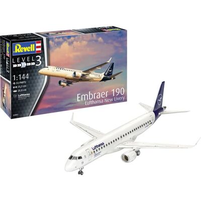 Revell Embraer 190 Lufthansa Új Liveri - Modell 1:144 Revell Embraer 190 Lufthansa Új Liveri - Modell 1:144