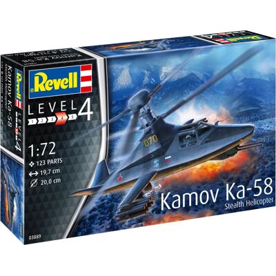 Revell Kamov KA-58 Helikopter Maskujący - Model 1:72 Revell Kamov KA-58 Helikopter Maskujący - Model 1:72