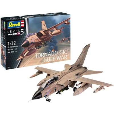 Revell Panavia Tornado GR Mk. 1 RAF Oorlog in Golfo - Modelbouwset 1:32 Revell Panavia Tornado GR Mk. 1 RAF Oorlog in Golfo - Modelbouwset 1:32