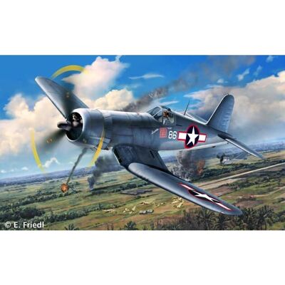 Revell F4U-1D Corsair Modelbouwset - Vliegtuig - 1:72 Revell F4U-1D Corsair Modelbouwset - Vliegtuig - 1:72