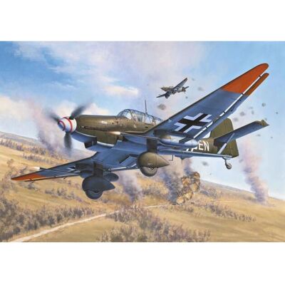Revell Kit de Modèle Avion Junkers Ju 87 G/D - Échelle 1:72 - Publicité Revell Kit de Modèle Avion Junkers Ju 87 G/D - Échelle 1:72 - Publicité