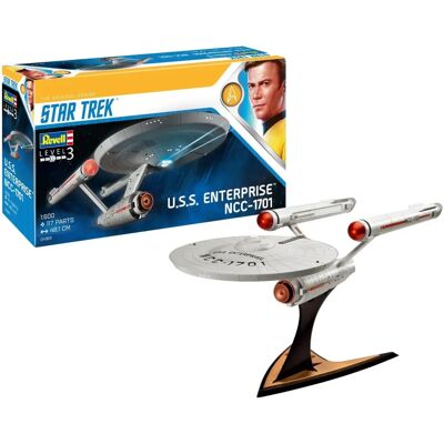 Revell NCC-1701 TOS Kit de Modelo - 1:600 - Star Trek - Bunt Revell NCC-1701 TOS Kit de Modelo - 1:600 - Star Trek - Bunt