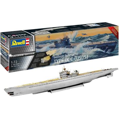 Revell Német U-boot típus IX C Platinum kiadás 1/72 Modellkészlet Revell Német U-boot típus IX C Platinum kiadás 1/72 Modellkészlet