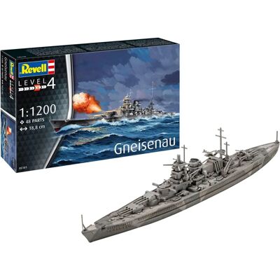 Revell Gneisenau 1:1200 Hadihajó makett Revell Gneisenau 1:1200 Hadihajó makett