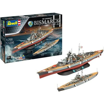 Revell Bismarck Model Sada - 1:700 & 1:1200 - Detailní Loď Revell Bismarck Model Sada - 1:700 & 1:1200 - Detailní Loď