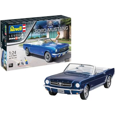 Revell Ford Mustang 60-års Jubilæum 1:24 Model Gavesæt Revell Ford Mustang 60-års Jubilæum 1:24 Model Gavesæt