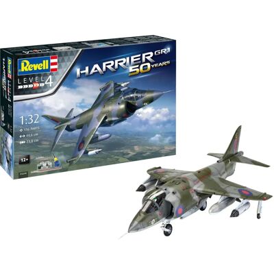 Revell Model Kit Hawker Harrier GR Mk.1 - Schaal 1:32 Revell Model Kit Hawker Harrier GR Mk.1 - Schaal 1:32