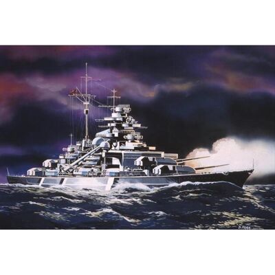 Revell Bismarck 1:1200 Scheepsbouwset - Montage & Schilderen vereist Revell Bismarck 1:1200 Scheepsbouwset - Montage & Schilderen vereist