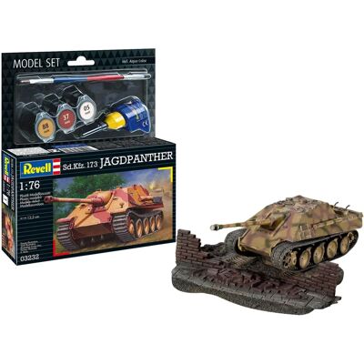 Revell Model Set Sd.Kfz.173 Jagdpanther - Scale 1:76 - Historical Versions Revell Model Set Sd.Kfz.173 Jagdpanther - Scale 1:76 - Historical Versions