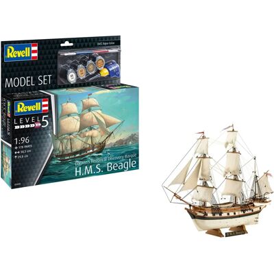 Revell HMS Beagle Modellbausatz - 1:96 Maßstab Revell HMS Beagle Modellbausatz - 1:96 Maßstab