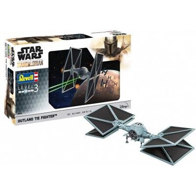 Revell The Mandalorian: TIE Fighter Outland Nave Espacial - Kit de Modelo Revell The Mandalorian: TIE Fighter Outland Nave Espacial - Kit de Modelo