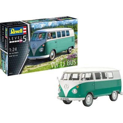 Revell VW T1 Microbus Model Kit - 1/24 Scale Revell VW T1 Microbus Model Kit - 1/24 Scale