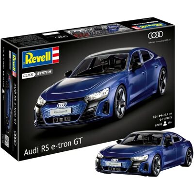 Revell Audi E-Tron GT 1:24 Modellbausatz - Easy-Click-System Revell Audi E-Tron GT 1:24 Modellbausatz - Easy-Click-System