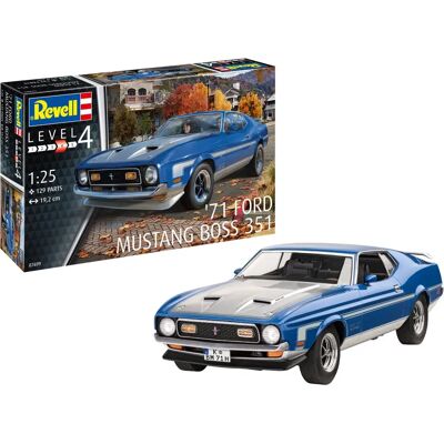 Revell 71 Mustang Boss 351 Model Zestaw - Model Samochód Revell 71 Mustang Boss 351 Model Zestaw - Model Samochód