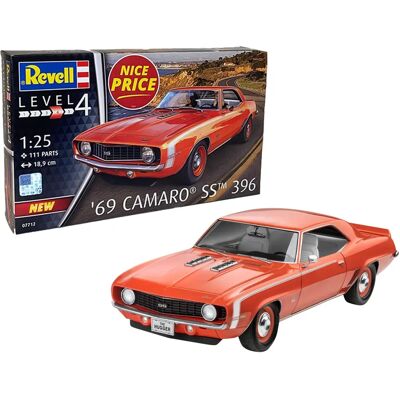 Revell 1969 Camaro SS Modelbouwpakket - Middenklasse Revell 1969 Camaro SS Modelbouwpakket - Middenklasse