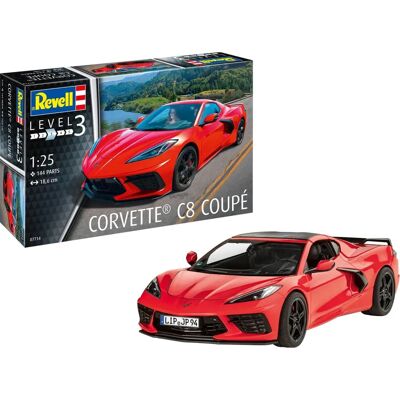 Revell Corvette C8 Coupé Modellkészlet - 1:24 méretarány Revell Corvette C8 Coupé Modellkészlet - 1:24 méretarány
