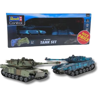 Revell Tanque RC - Control a 3 vías, 2,4 GHz - Escala 1/52 Revell Tanque RC - Control a 3 vías, 2,4 GHz - Escala 1/52
