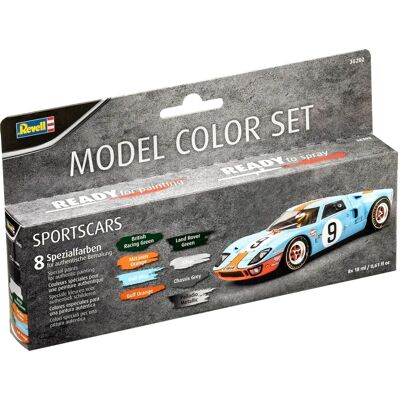Revell Markenfarbe Auto Sport - Acrylfarben-Set 8x17ml Revell Markenfarbe Auto Sport - Acrylfarben-Set 8x17ml