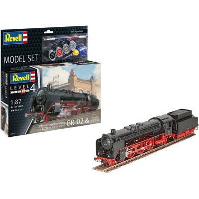 Revell Modellbahn-Set BR02&Tender 2'2'T30 - Expresslokomotive Revell Modellbahn-Set BR02&Tender 2'2'T30 - Expresslokomotive