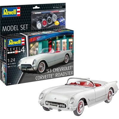 Revell Model Kit 1953 Chevrolet Corvette Roadster - Model Car Kit Revell Model Kit 1953 Chevrolet Corvette Roadster - Model Car Kit