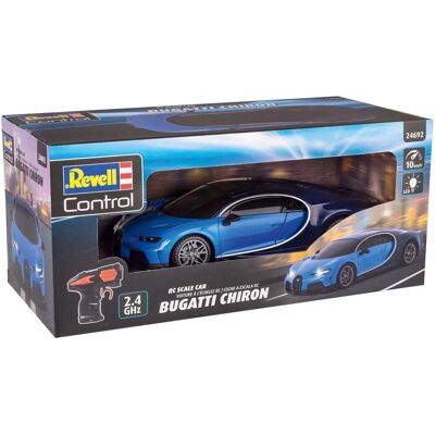 Revell Bugatti Chiron Samochód RC - Skala 1:24, LED Światła - Zestaw RC Revell Bugatti Chiron Samochód RC - Skala 1:24, LED Światła - Zestaw RC