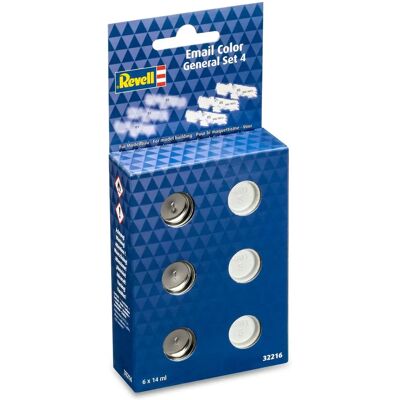 Revell Modellfarben-Set - Glänzend/Matt - 14ml x 6 - Email Revell Modellfarben-Set - Glänzend/Matt - 14ml x 6 - Email